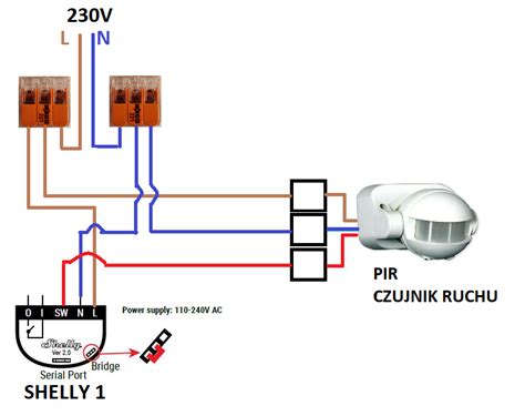 Schemat ogólny działania czujnika ruchu