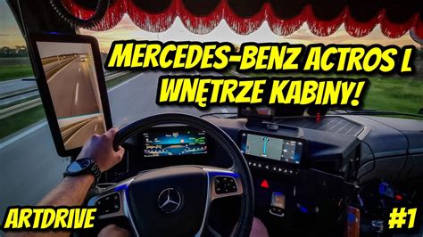 Mercedes Actros MP2 - wnętrze kabiny
