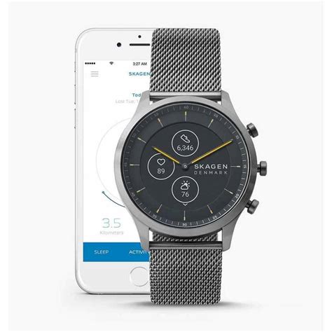 Hybrydowy smartwatch męski