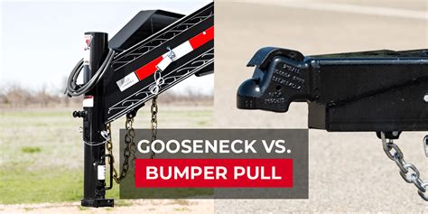 różne typy przyczep wywrotek: bumper pull, gooseneck, wywrot boczny