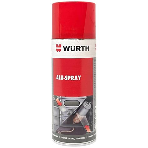 Zdjęcie szarego lakieru w sprayu Wurth