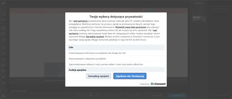 Ikona informująca o polityce plików cookie na stronie internetowej