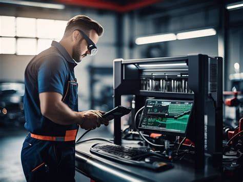 Diagnostyka silnika JCB Fastrac na komputerze diagnostycznym