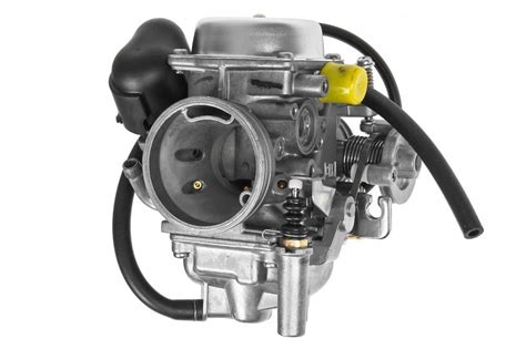 Gaźnik Keihin w przekroju z opisem elementów