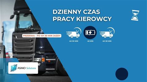 Schemat pracy kierowcy wywrotki z zaznaczonymi etapami załadunku, transportu i rozładunku.