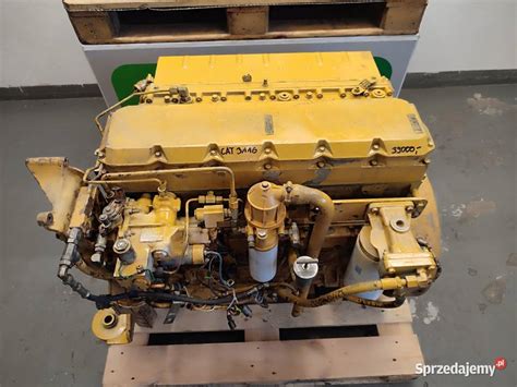 Zdjęcie silnika Caterpillar (CAT) w maszynie budowlanej