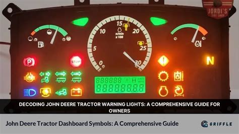 Diagram of a garden tractor dashboard with explanations of functions