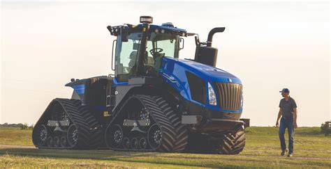 Schemat systemu zawieszenia gąsienic SmartTrax w ciągnikach New Holland T9.