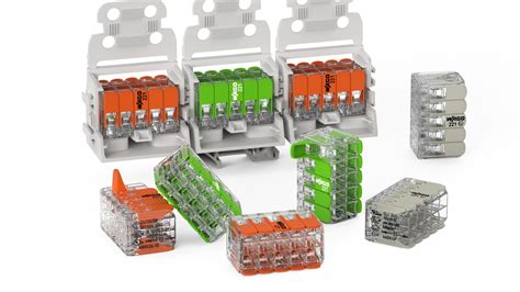 Przykładowe zastosowanie złączek WAGO w rozdzielnicy elektrycznej z użyciem adaptera montażowego