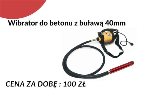 Rysunek schematyczny wibratora do betonu DIY z wiertarką