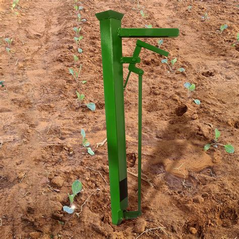 Thematic photo of a modern seedling planter at work in a field