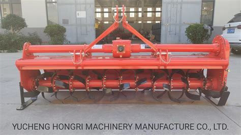 Infographic illustrating the operation of a separating rotary tiller