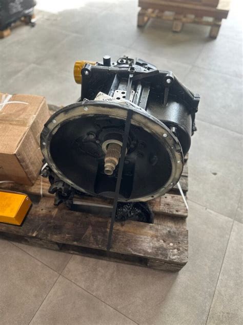 Photo of a JCB gearbox undergoing repair in a workshop