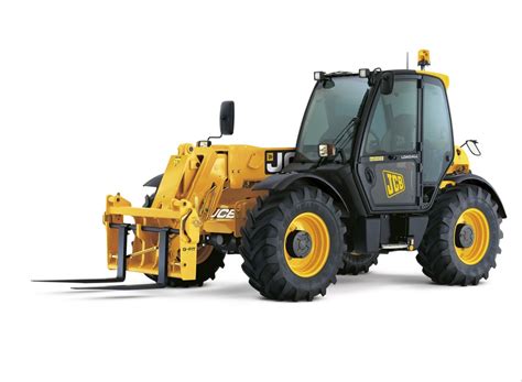 Nośnik teleskopowy JCB 550-80 z chwytakiem do śmieci i recyklingu oraz pełnymi oponami