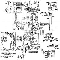 Schemat budowy silnika Briggs & Stratton z systemem InStart