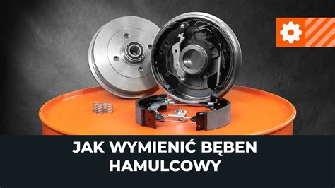 przekrój bębna hamulcowego ze szczękami