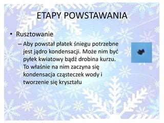 animacja przedstawiająca proces działania armatki śnieżnej i powstawania sztucznego śniegu