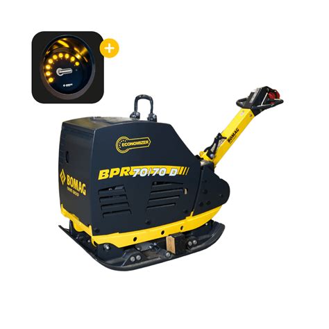 Wizualizacja działania systemu Bomag Economizer na wyświetlaczu zagęszczarki, pokazująca poziomy zagęszczenia