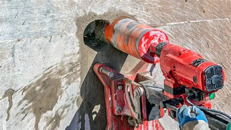 Thematic photo of a diamond drill for concrete