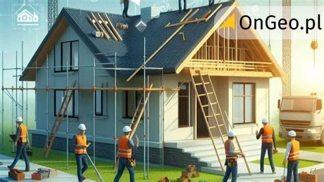 Schemat budowy domu z zaznaczonymi etapami prac budowlanych i wymaganiami dla poszczególnych fachowców