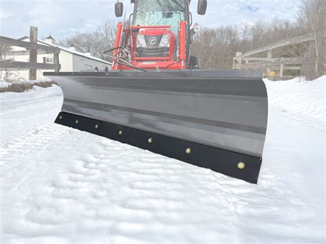 Diagram of Max Szarbinowski's snow plow design with adjustable cutting edge.