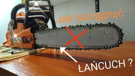 schemat napinacza łańcucha w pilarce