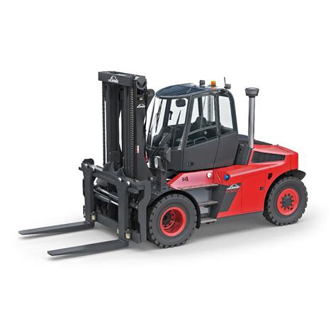 Tematyczne zdjęcie wózka widłowego diesel Linde H100 - H180 D w pracy