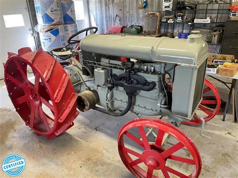 Schemat techniczny pierwszego ciągnika Fordson Model F