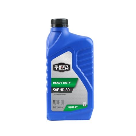 Photo of a bottle of SAE 30 oil for lawn mowers