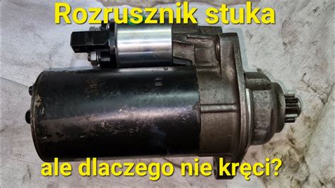 Zdjęcie porównawcze wirnika rozrusznika przed i po regeneracji