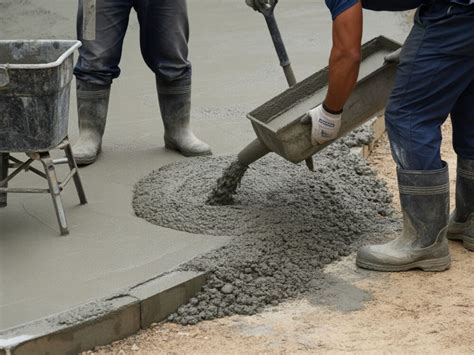 Mieszanka betonowa w bębnie betoniarki