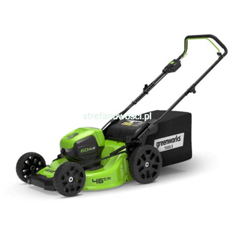 Zdjęcie Greenworks GD60LM46HP lub schemat jej budowy
