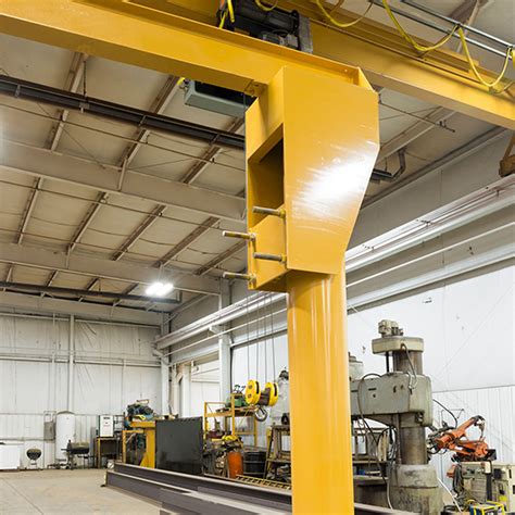 Thematic photo of a jib crane in an industrial hall