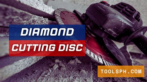 Technical diagram of a diamond cutting disc