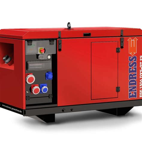 The Endress ESE 604 DY power generator in an open design, showing its robust construction and key components