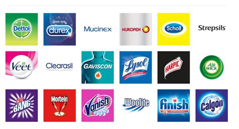 grafika przedstawiająca wartości firmowe Reckitt Benckiser