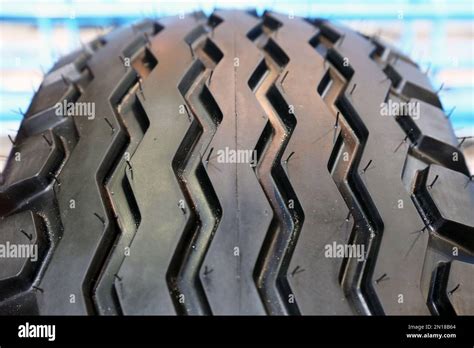 Tractor tire tread detail