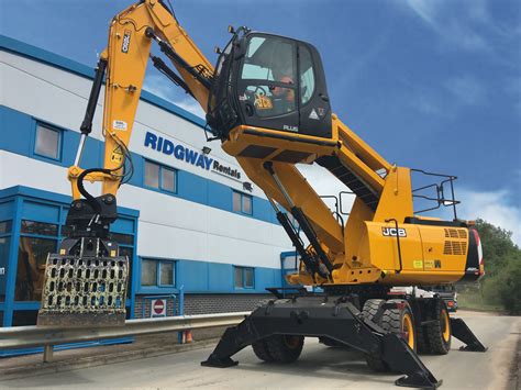 Thematic photo of a large industrial excavator or material handler at work