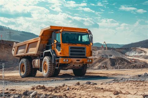 Thematic photo of a dump truck on a construction site