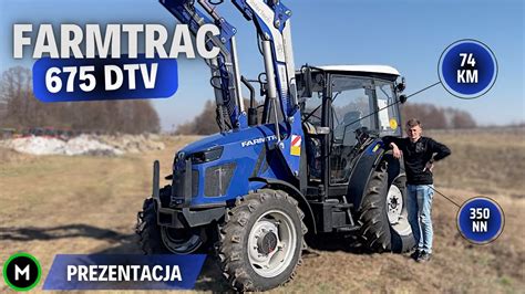 Schemat blokowy głównych podzespołów ciągnika Farmtrac 675 DT (silnik Perkins, skrzynia Carraro, podnośnik Mita)