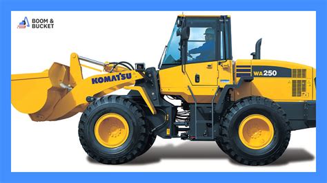 Zdjęcie łyżki ładowarki Komatsu WA 250 z widoczną krawędzią tnącą