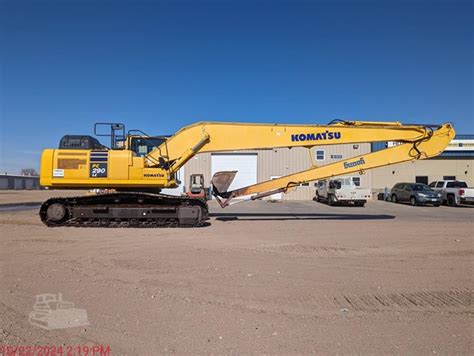 Schemat blokowy specyfikacji koparki Komatsu PC290
