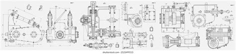Technical drawing or scheme of a compact mini excavator with short tail design