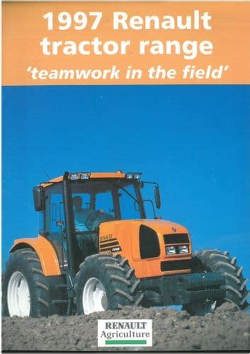 Thematic photo of a vintage Renault tractor working in a field
