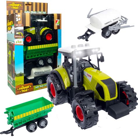 Zestaw klocków Dromader traktor z figurką farmera