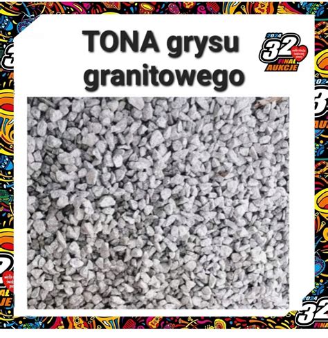 zdjęcie grysu granitowego w różnych frakcjach