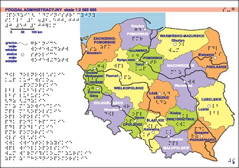Mapa z zaznaczonymi inwestycjami drogowymi Hydrobudowy Polska