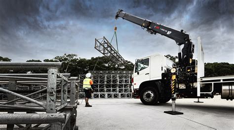 Tematyczne zdjęcie żurawi przeładunkowych Hiab w różnych zastosowaniach