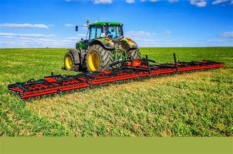 Thematic photo of a Kverneland Accord rotary harrow working in the field