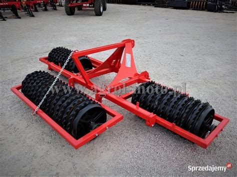 Schemat bron talerzowych z podziałem na sekcje i wał doprawiający